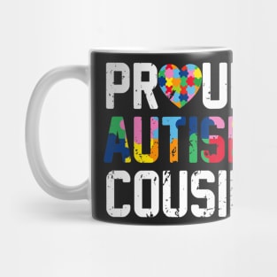 Proud Autism Cousin Costume Autism Awareness Month Mug